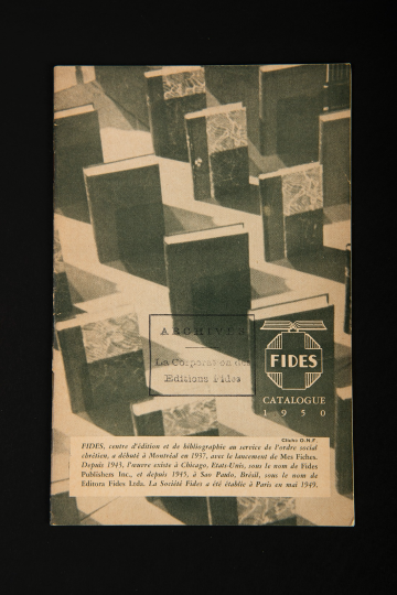 Catalogue 1950 Fides – Paris, Catalogue, Montréal, 1950