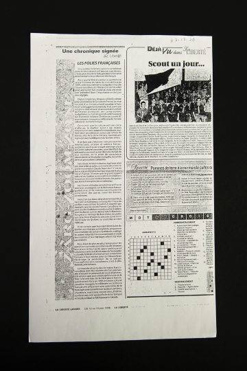 « Une chronique signée JR Léveillé. Les Folies Françaises », dans La Liberté, Article, juin 1998